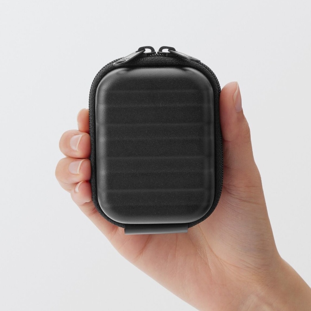 NWT Muji Mini Luggage Carry Case in Black